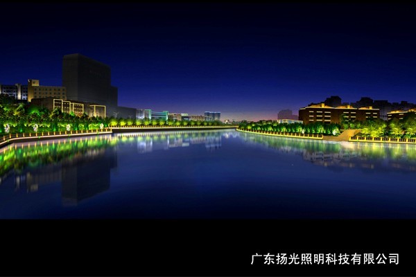 湖(hú)北咸宁淦河灯光设计