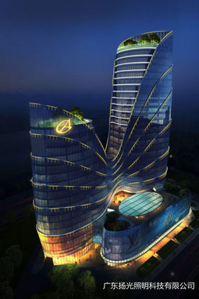 珠海横琴华策國(guó)际大厦照明设计