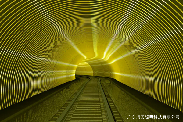 观光隧道照明效果图