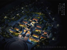 云浮禅泉酒店(diàn)夜景照明设计