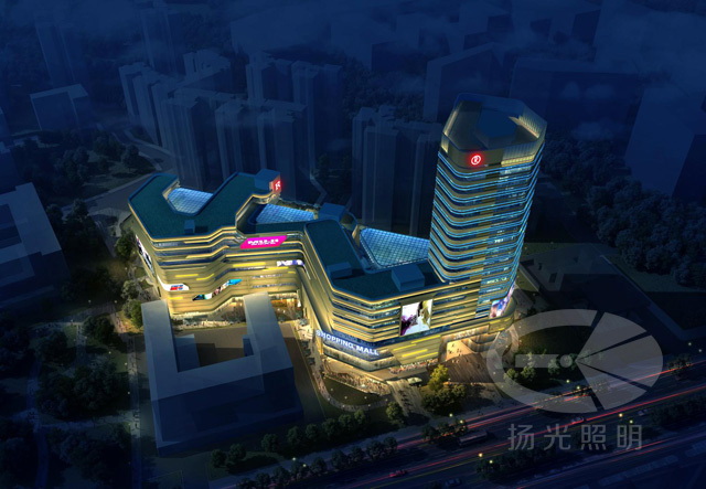 珠海•融德商(shāng)业广场景观照明设计