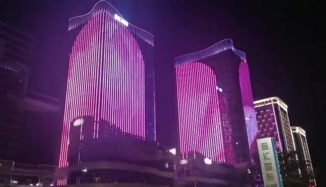金汇國(guó)际广场泛光照明设计效果图