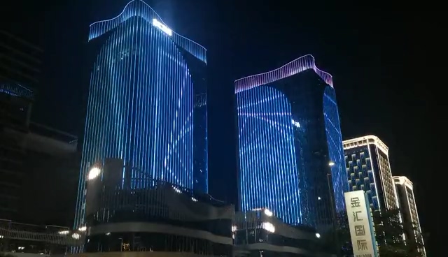 金汇國(guó)际广场泛光照明工程