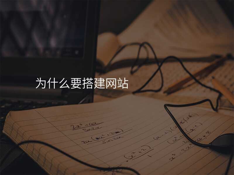 爲(wei)什麽要搭建(jian)網站