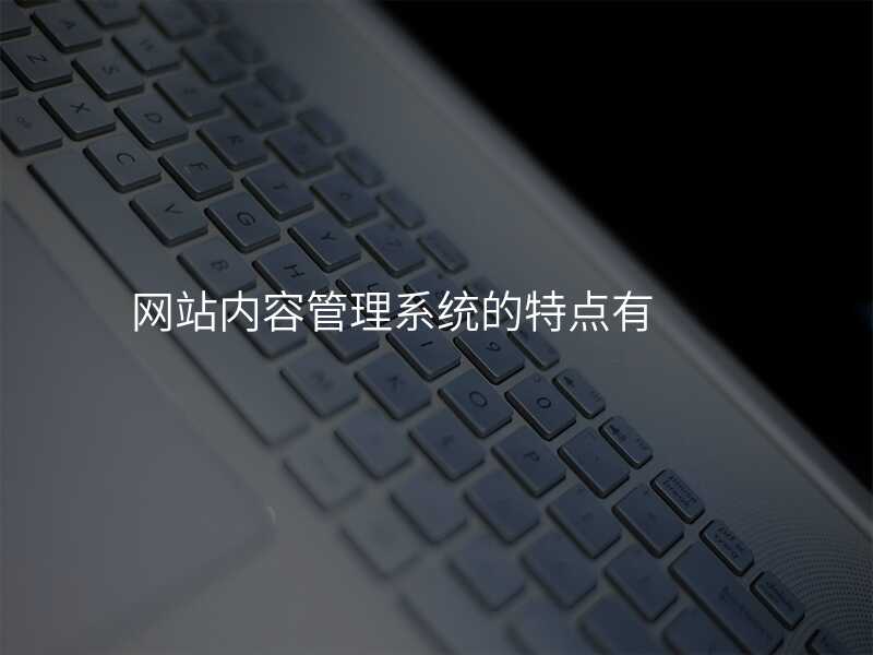 網站內(nei)容筦(guan)理(li)係(xi)統的(de)特點有(yǒu)