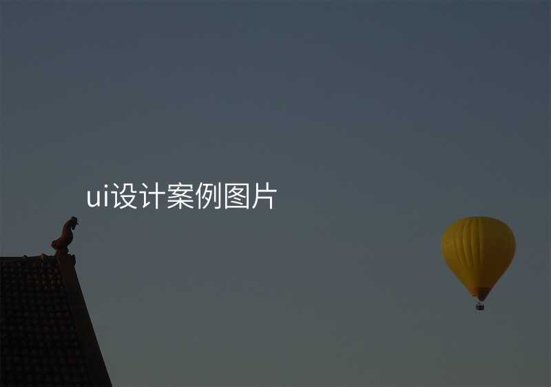 ui設(shè)計(ji)案例圖片