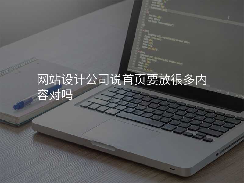 網站設(shè)計(ji)公(gōng)司說首頁(yè)要放很(hěn)多(duo)內(nei)容對嗎