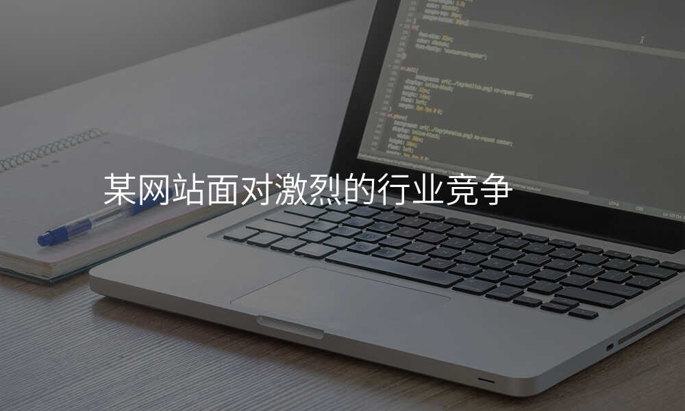 某網站面對激烈的(de)行業競争