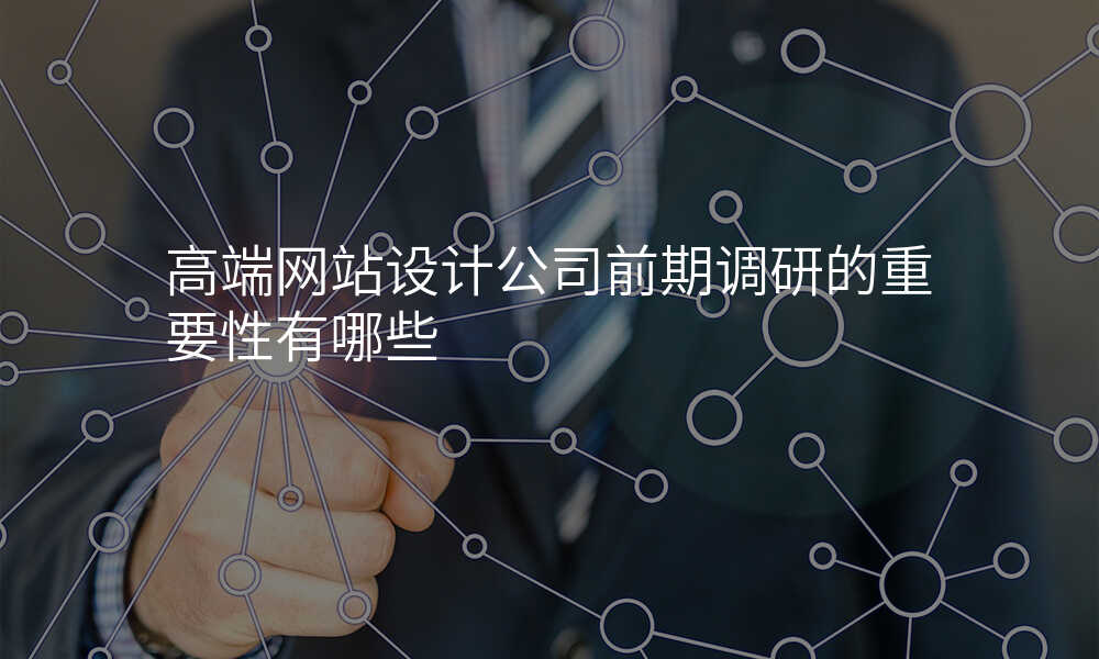 高(gao)端網站設(shè)計(ji)公(gōng)司前(qian)期調研的(de)重(zhong)要性有(yǒu)哪些