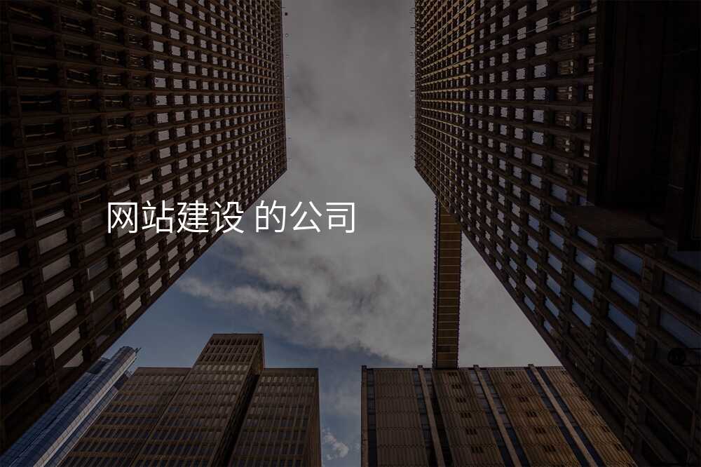 網站建(jian)設(shè) 的(de)公(gōng)司