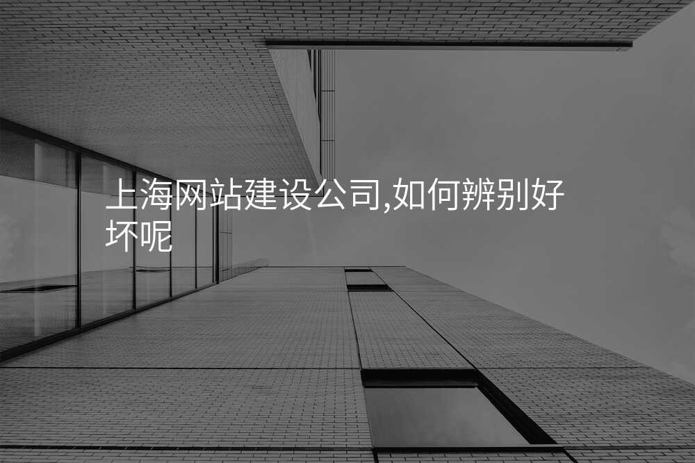 上海網站建(jian)設(shè)公(gōng)司,如何辨别好壞呢(ne)